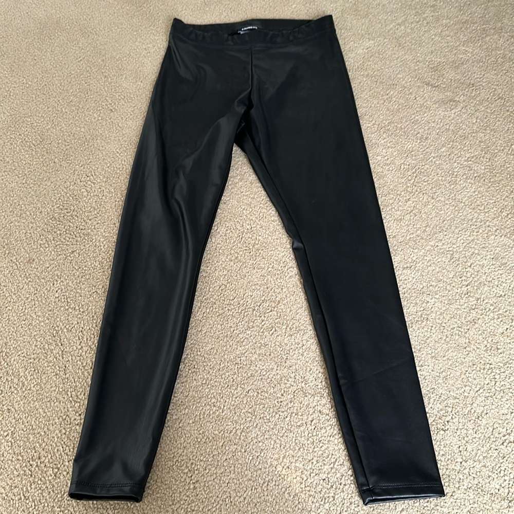 NWT Express faux leather leggings